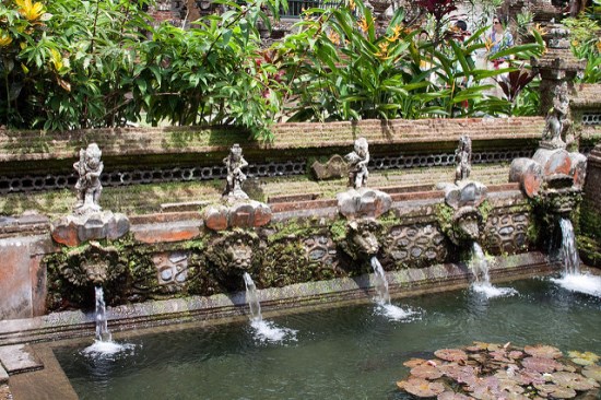 Holy springs of Gunung Kawi Temple