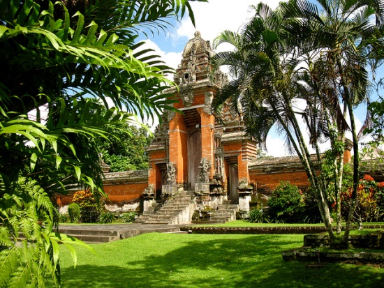 The main gate of Pura Taman Ayun Bali