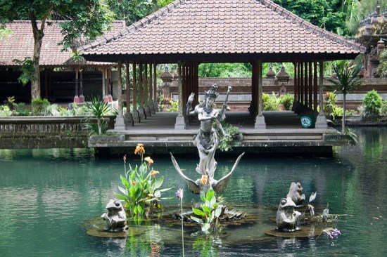 The pond at Gunung Kawi Temple