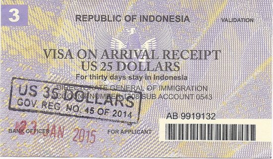 Travel Tips in Indonesia Visa on Arrival
