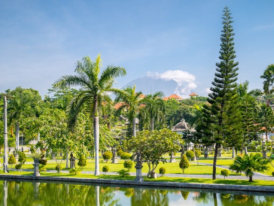 Ujung water palace garden