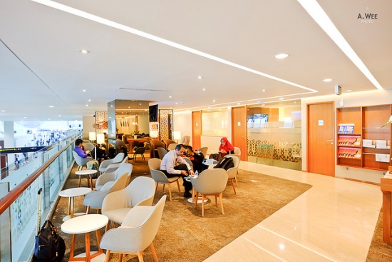 Garuda Indonesia Business Class lounge at Jakarta Soekarno-Hatta Airport Terminal 3