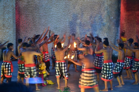 Kecak dance at Garuda Wisnu Kencana Bali