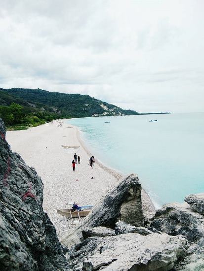 Kolbano Beach view from cave