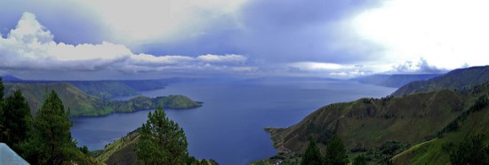 Lake Toba in North Sumatera Indonesia