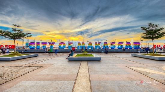 Losari Beach in Makassar South Sulawesi