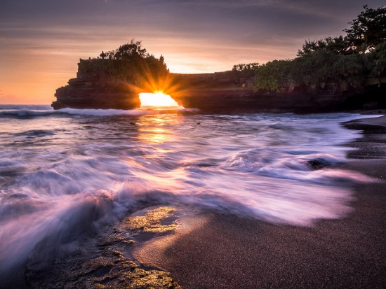 Sunset at Tanah Lot Bali