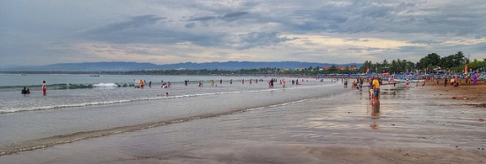 The beauty of Pangandaran Beach