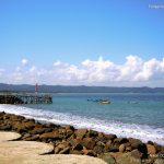 The view of Pangandaran Beach