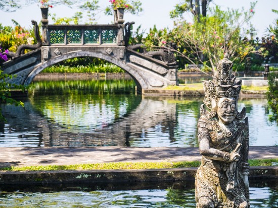 Bridge at Tirta Gangga Bali