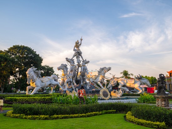 Gatot Kaca statue near Ngurah Rai Airport Bali