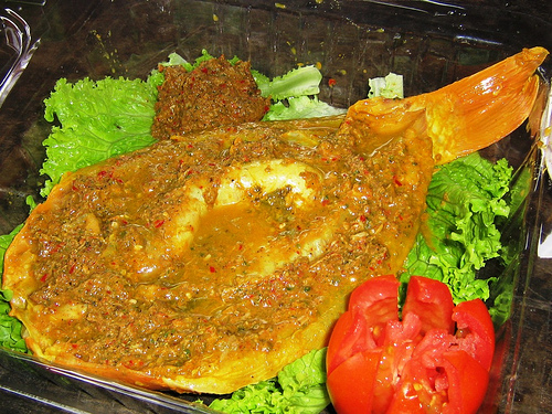 Naniura Fish local food of Samosir Island