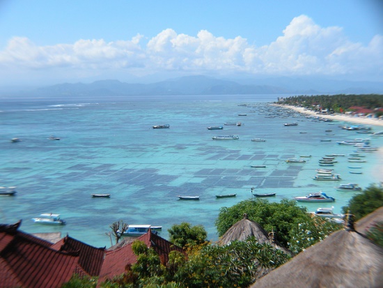 Nusa Lembongan view from Jungut Batu hills