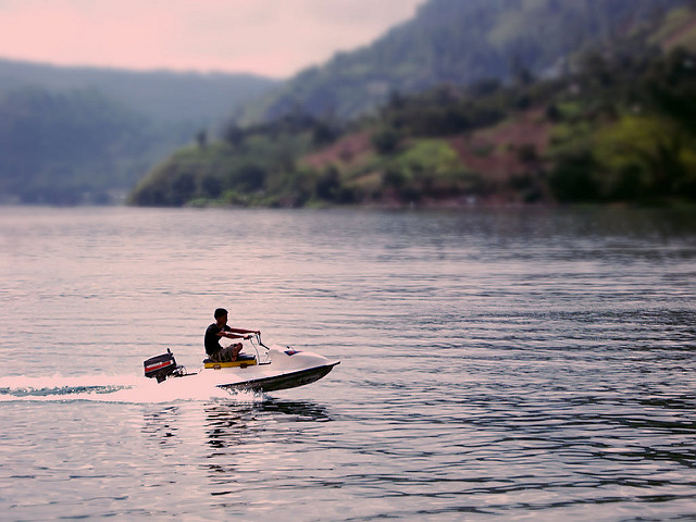 Ride on Jetski at Samosir Island Lake Toba