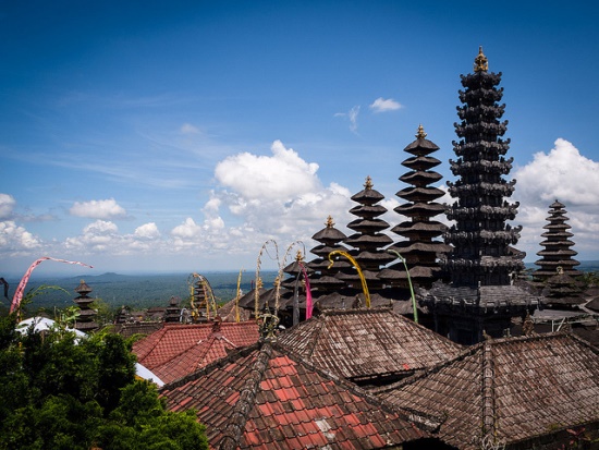 The view of Pura Besakih